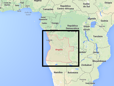Angola map