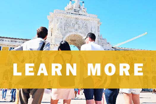 Learn Portuguese in Lisbon - Summer Course header menu banner